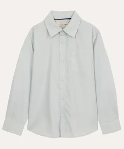 camisa infantil manga longa azul claro 12