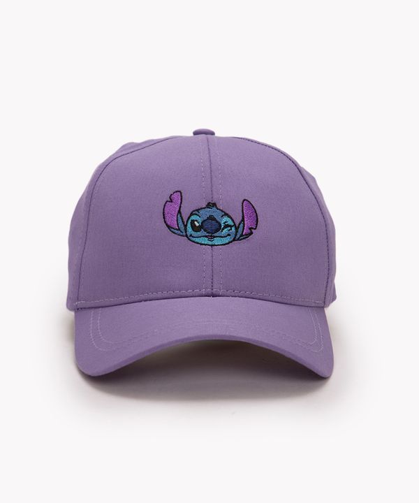 boné juvenil stitch aba curva lilás Único