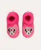 pantufa de pelúcia infantil minnie rosa 33-34