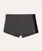 sunga boxer com bolso proteção uv cinza escuro P
