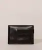 Carteira de Couro Masculina Preta Único