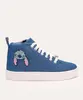 tênis infantil cano médio lilo e stitch azul 32