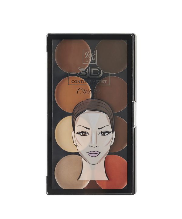 paleta de contorno ruby kisses 3d contour artist cream dark Único