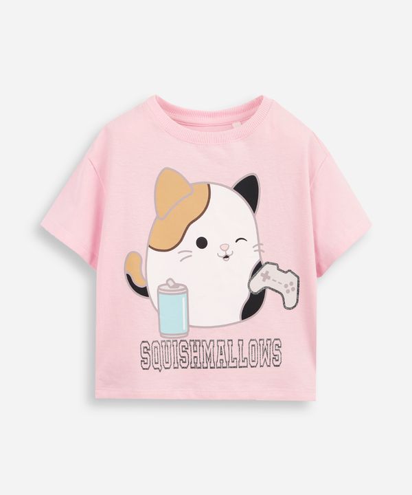 camiseta infantil nina squishmallows rosa 4