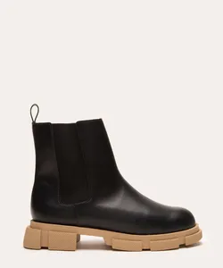 bota chelsea tratorada com sola colorida oneself preto 37