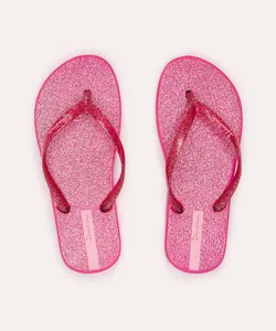 chinelo infantil glitter Ipanema rosa médio 25-26