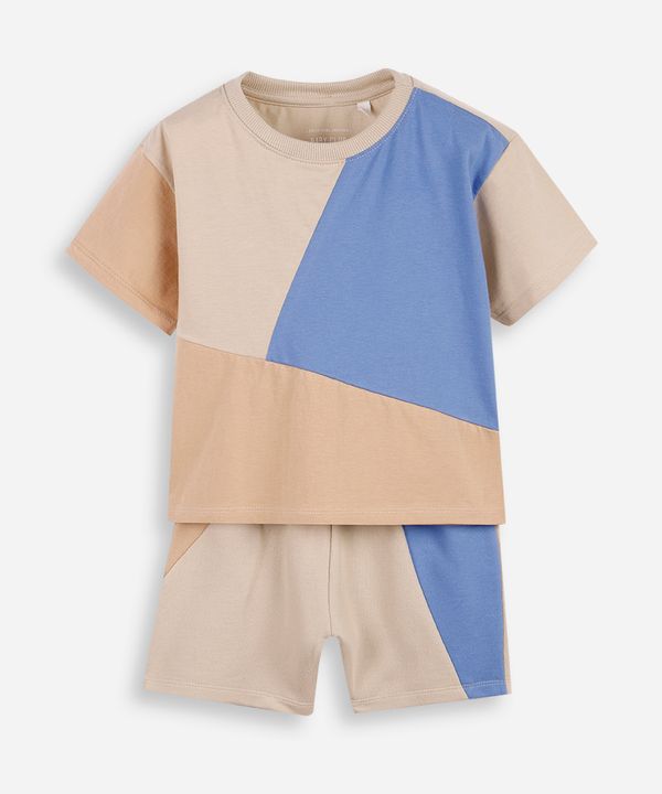 conjunto infantil color block colorido 5