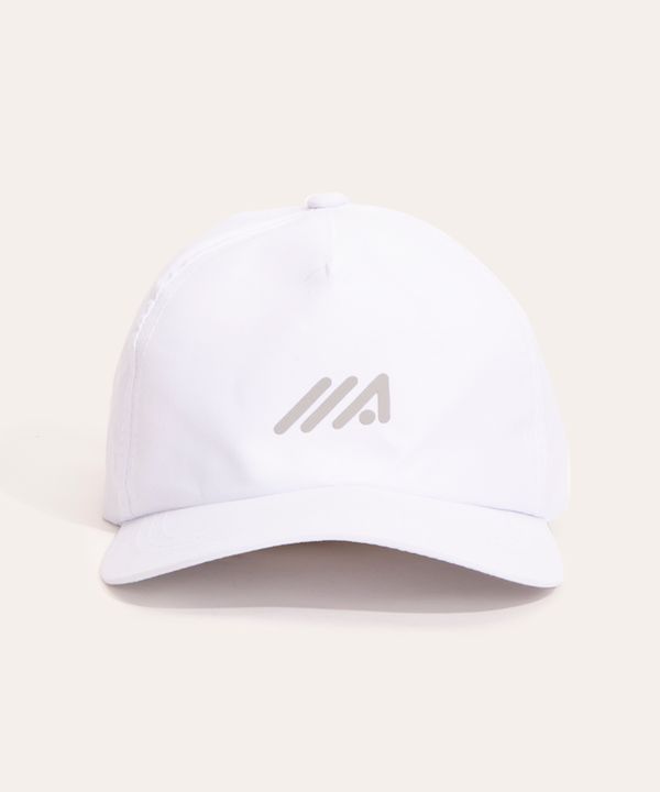 boné aba curva esportivo branco Único