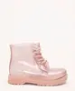 coturno infantil tratorado com glitter rosa 27-28