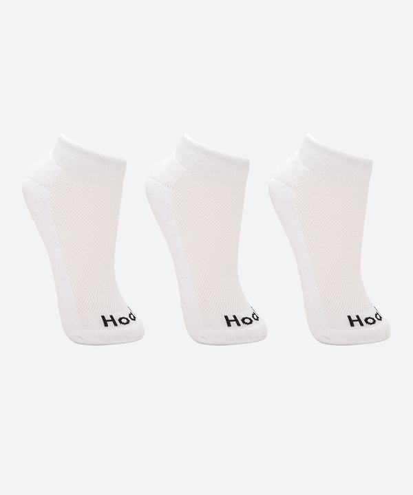 kit 3 meias femininas cano baixo branco 33-38