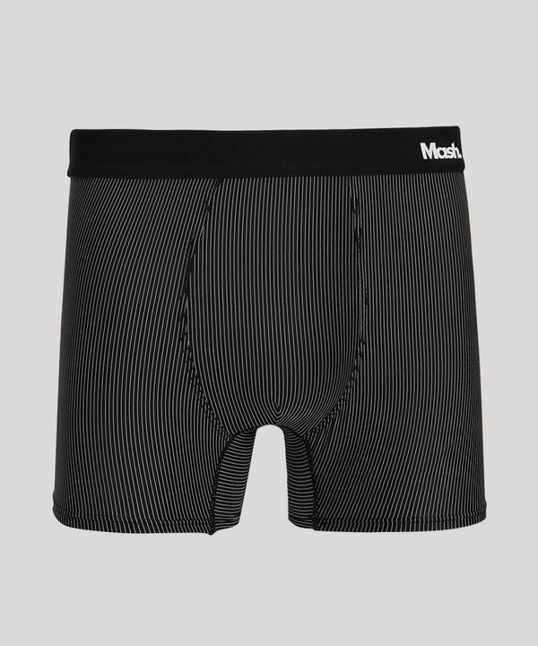 Cueca Masculina Mash Boxer Risca de Giz Preta G