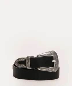 cinto médio western preto 95CM