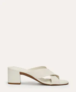 tamanco salto quadrado oneself off white 38