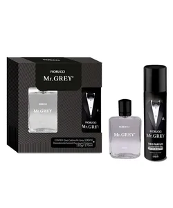 Kit Fiorucci Mr Grey Colonia 100ml e Desodorante 170ml Único Único