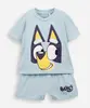 pijama infantil curto bluey interativo azul 1