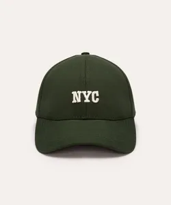 boné de sarja aba curva nyc verde UNICO