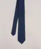 Gravata Masculina em Jacquard Estampada de Poá Azul Marinho Único