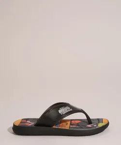 Chinelo Infantil Naruto Grendene Preto 33-34