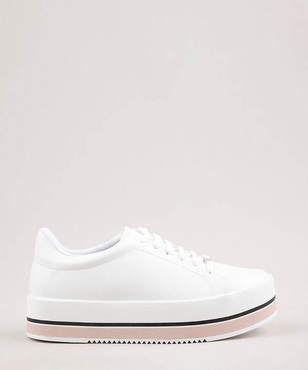 Tênis Feminino Vizzano Flatform Branco 34