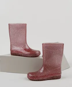 Bota Galocha Infantil Palomino com Glitter Vermelha 31-32