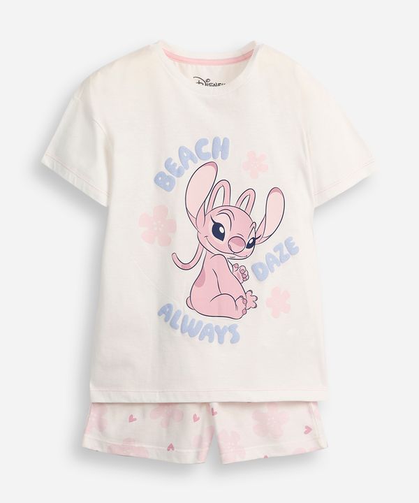 pijama curto infantil angel off white 6