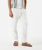 calça jogger cropped masculina de sarja off white 44