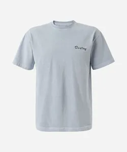 camiseta juvenil de algodão mangas curtas azul 14
