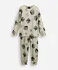 pijama longo infantil minecraft verde 8