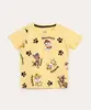 camiseta infantil manga curta patrulha canina amarelo claro 2