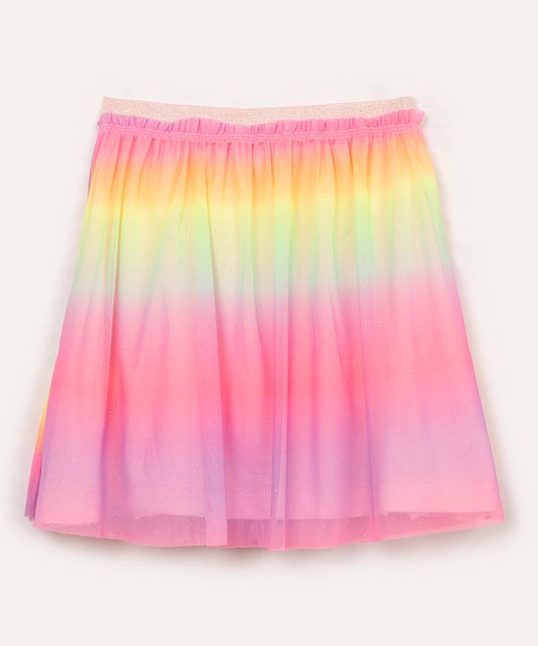 saia infantil de tule colorido 1