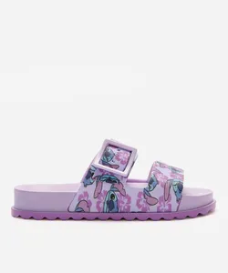 papete infantil stitch com fivela grendene lilás 26-27