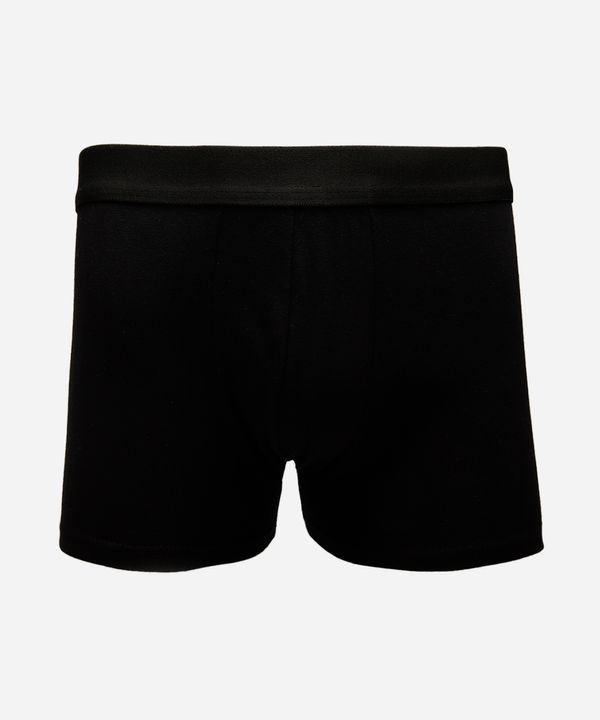 cueca boxer masculina de algodão mash preta GG