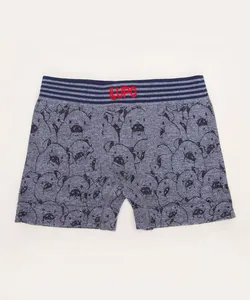 cueca infantil cachorrinhos lupo cinza G