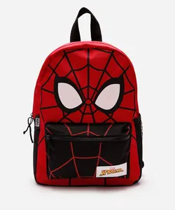 mochila infantil homem aranha vermelha UNICO