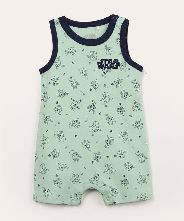 macaquinho infantil star wars verde 12-18