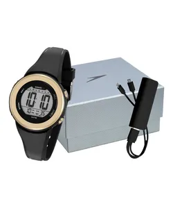Kit de Relógio Digital Speedo Feminino + Powerbank - 81152L0EVNP1K1 Dourado Único