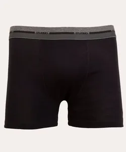 cueca boxer de algodão duomo preta G