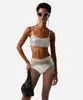 calcinha hot pant feminina com franjas e brilho metalizada prateada M