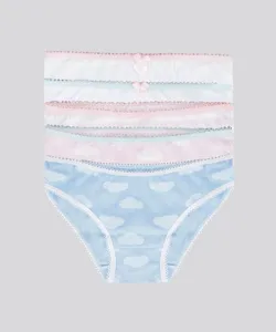 Kit de 5 Calcinhas Estampadas Multicor 4