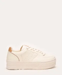 tênis casual cano baixo plataforma off white 36