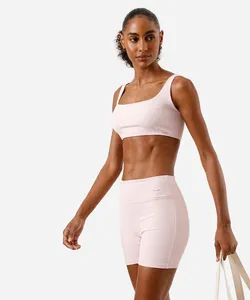 top feminino esportivo canelado rosa G