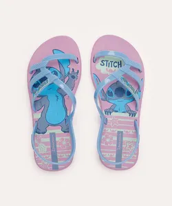 rasteirinha infantil calce fácil stitch lilás 30