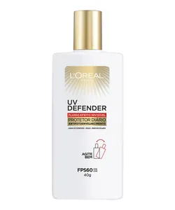 Protetor Solar Uv Defender Fluído Fps60 40G único 40 G
