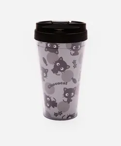 copo de viagem chococat cinza UNICO