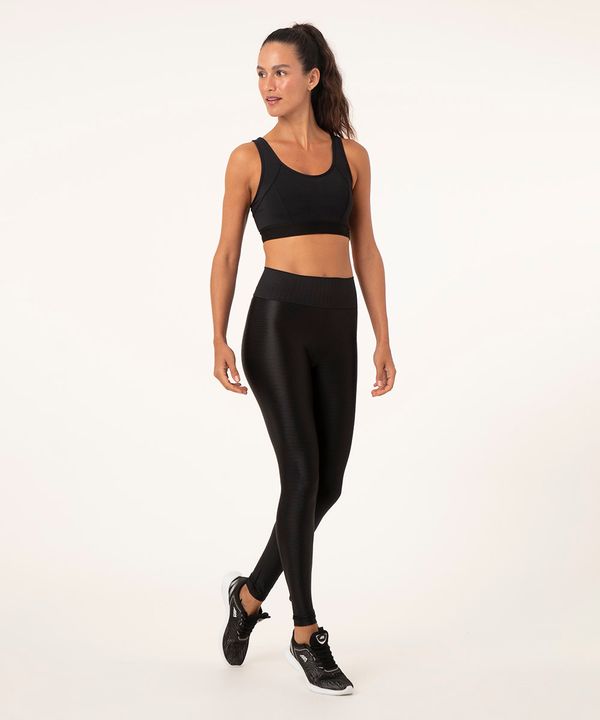 Calça Legging Feminina Esportiva Texturizada Preta G