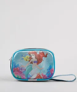 Bolsa Infantil Pequena Sereia Ariel Cinza Único