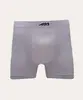cueca boxer esportiva sem costura cinza mescla G