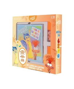 kit de lip oil alegria e ansiedade divertidamente com livro UNICO