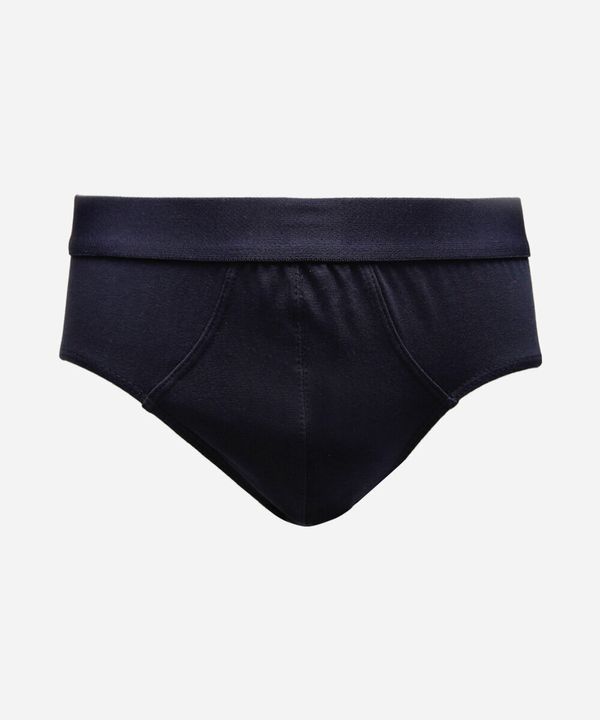 cueca slip masculina de algodão mash azul P