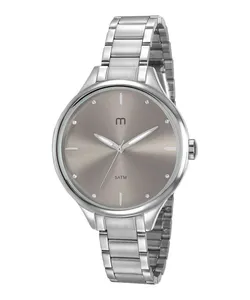 Kit de Relógio Analógico Mondaine Natural Feminino + Pulseira - 53952L0MGNE2K Prateado Único